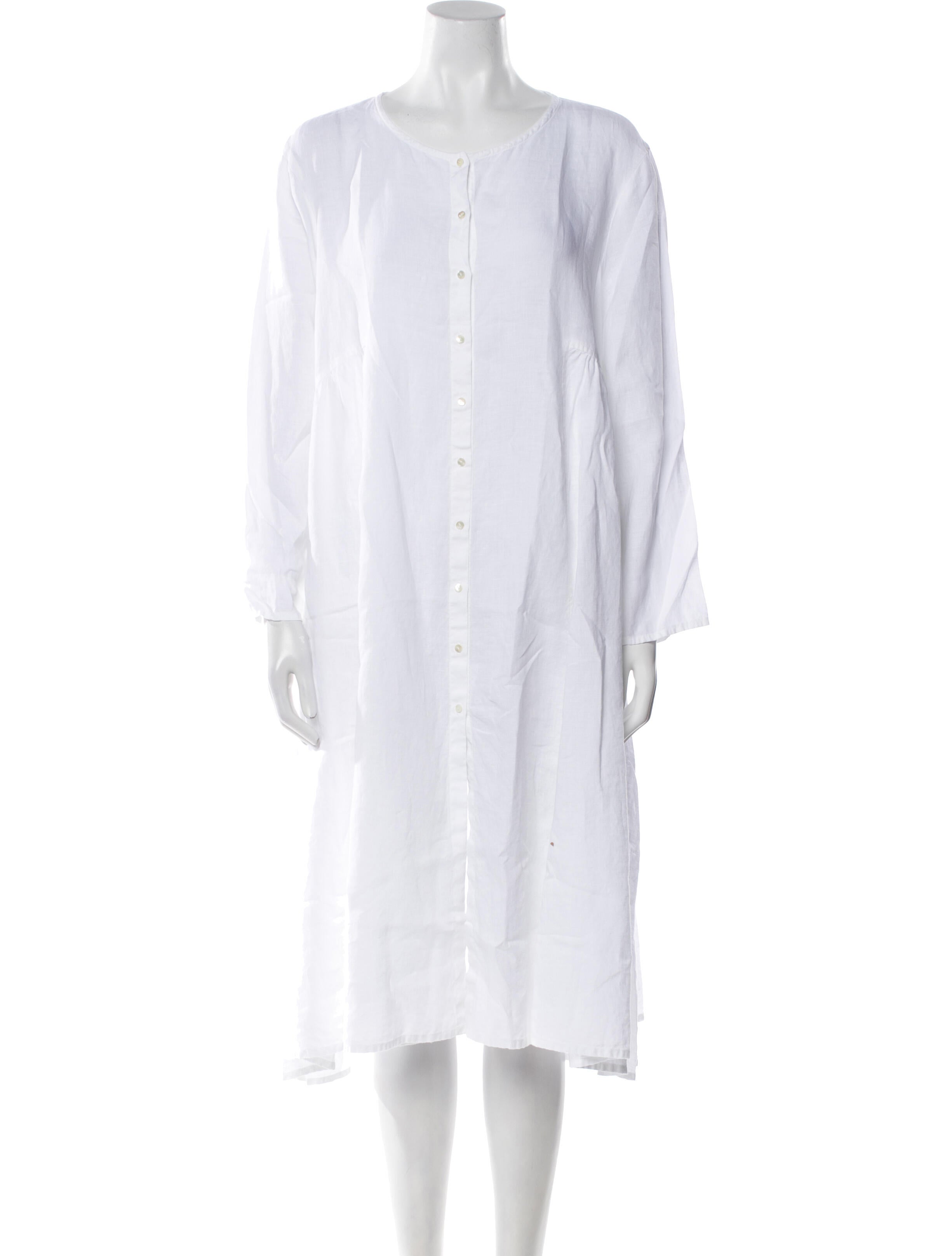 Laboratorio Capri Linen Midi Length Dress