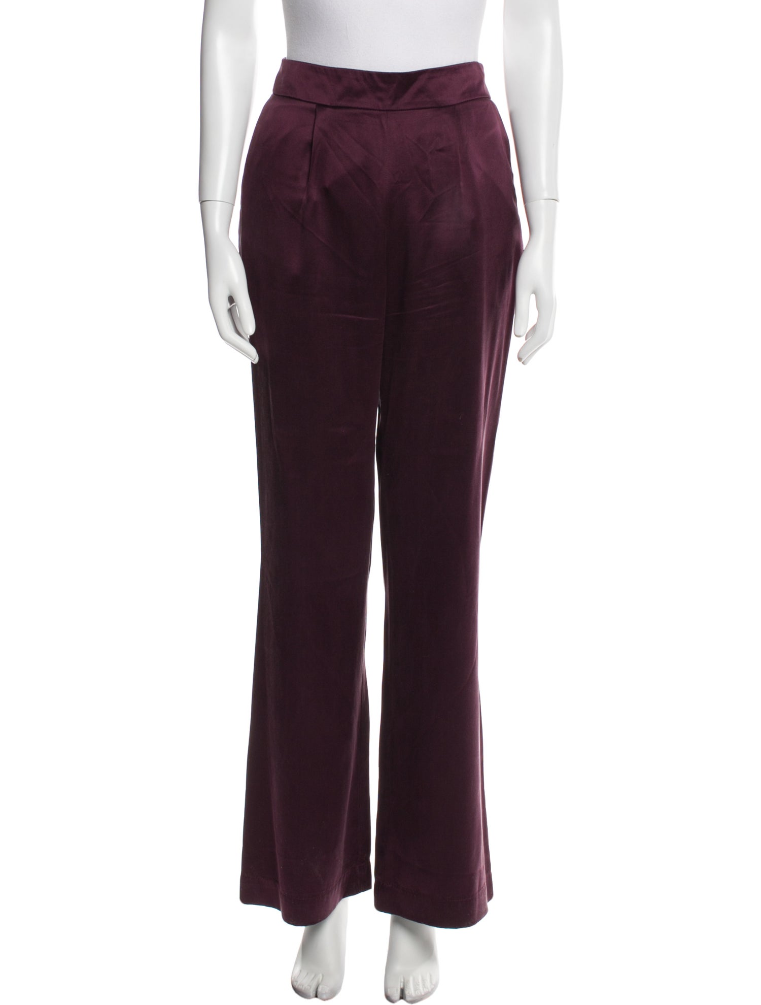 La Collection Silk Wide Leg Pants