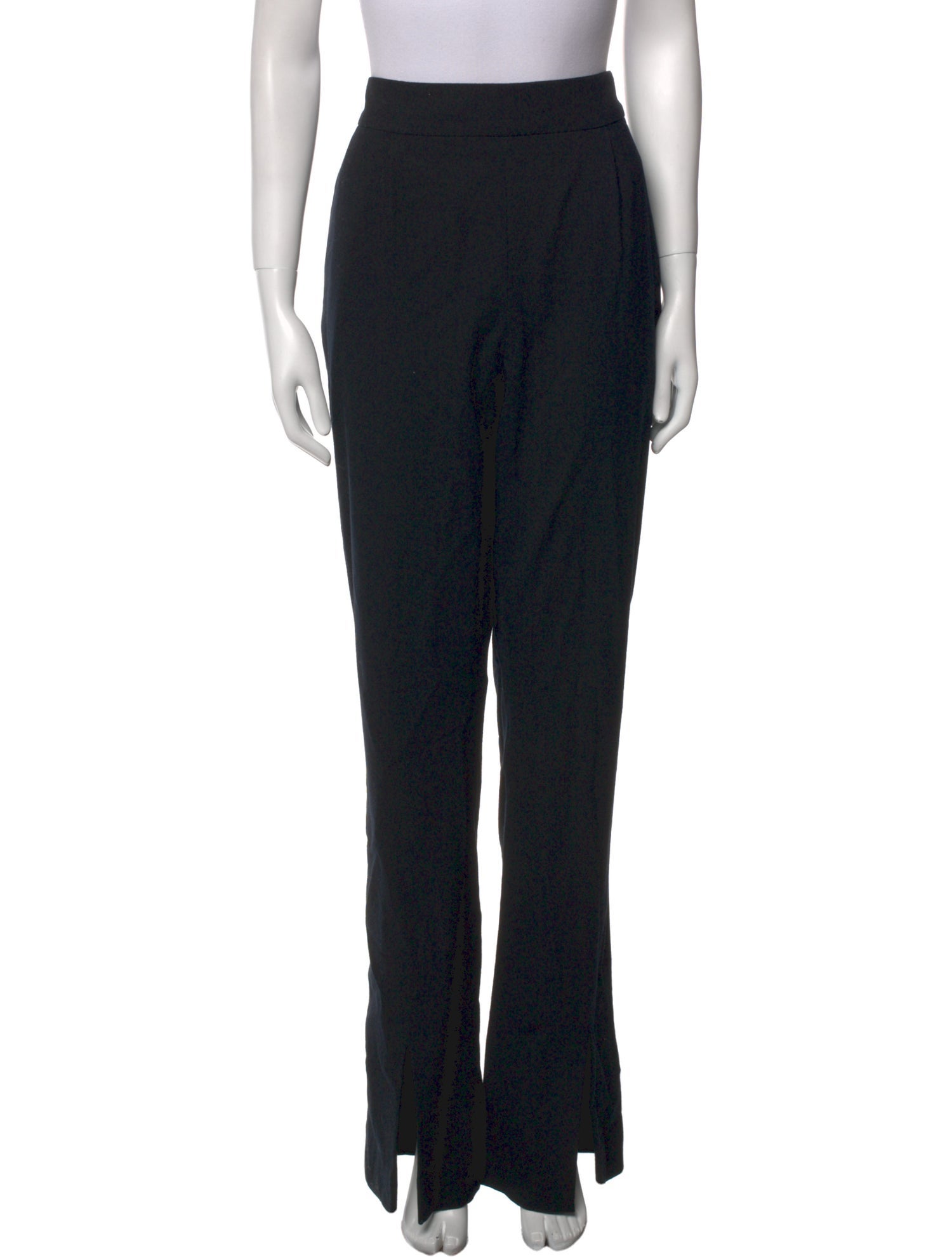 La Collection Wool Straight Leg Pants