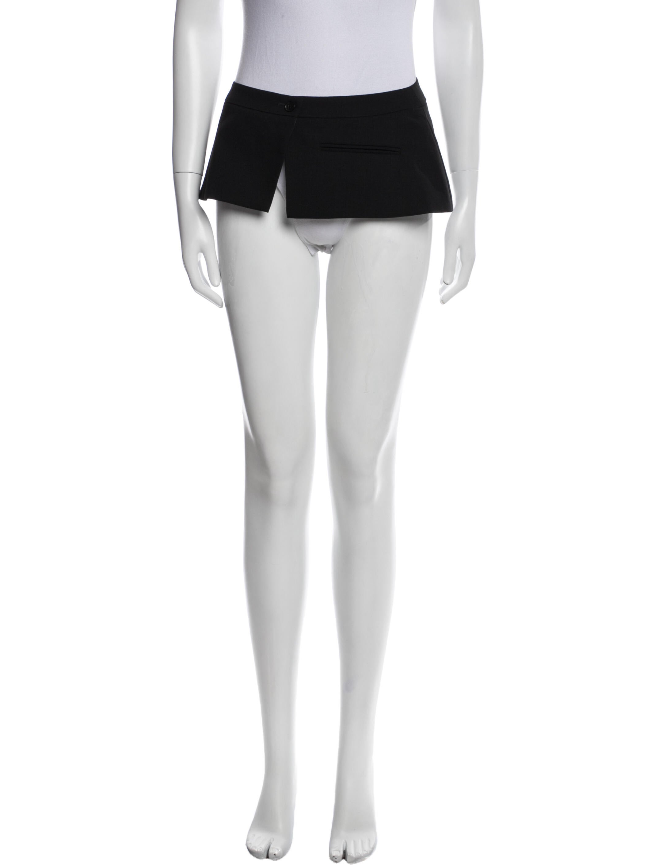 La Collection Virgin Wool Mini Skirt w/ Tags