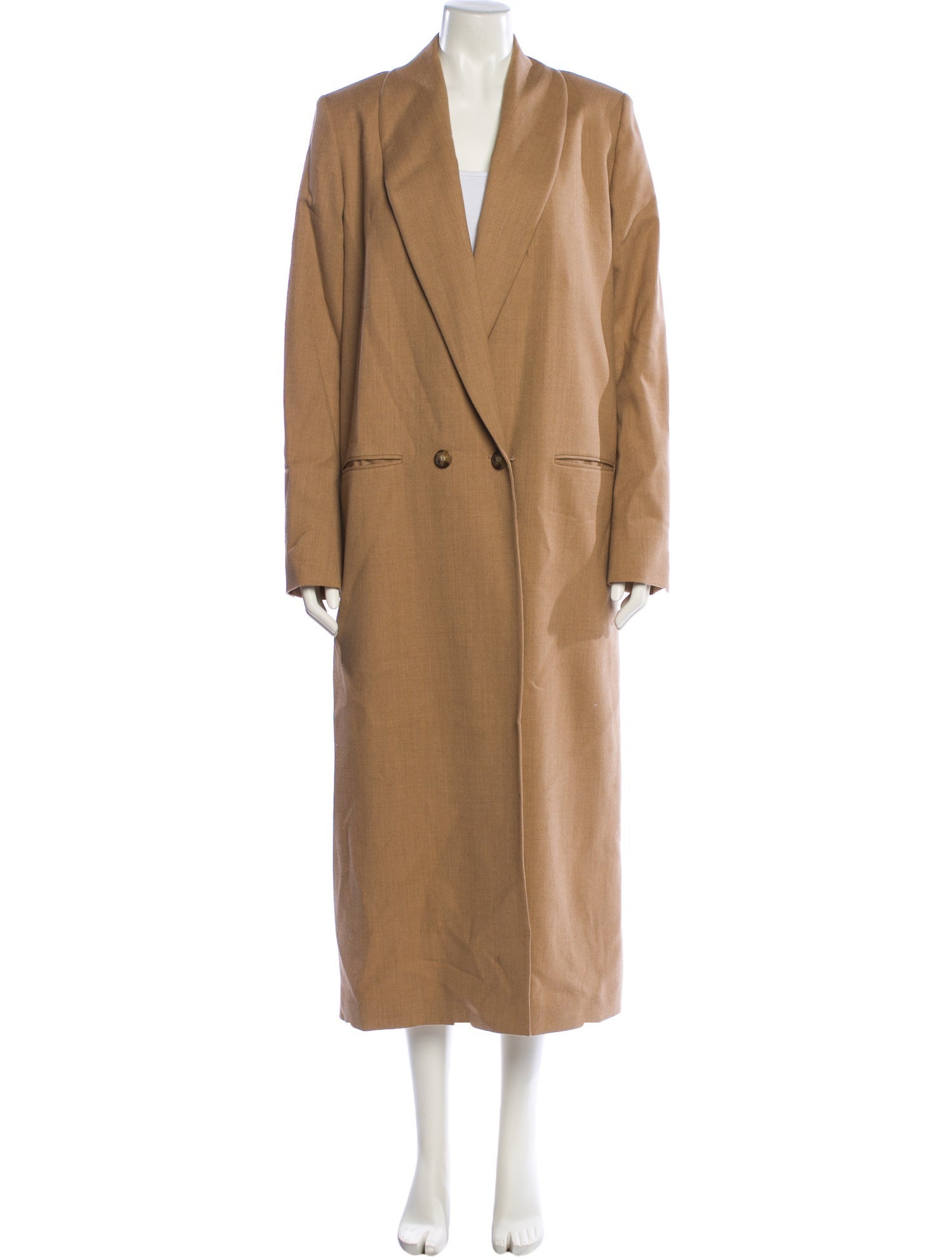 La Collection Wool Trench Coat