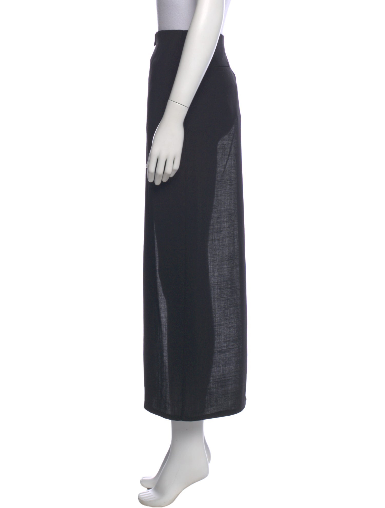 La Collection Virgin Wool Midi Length Skirt w/ Tags