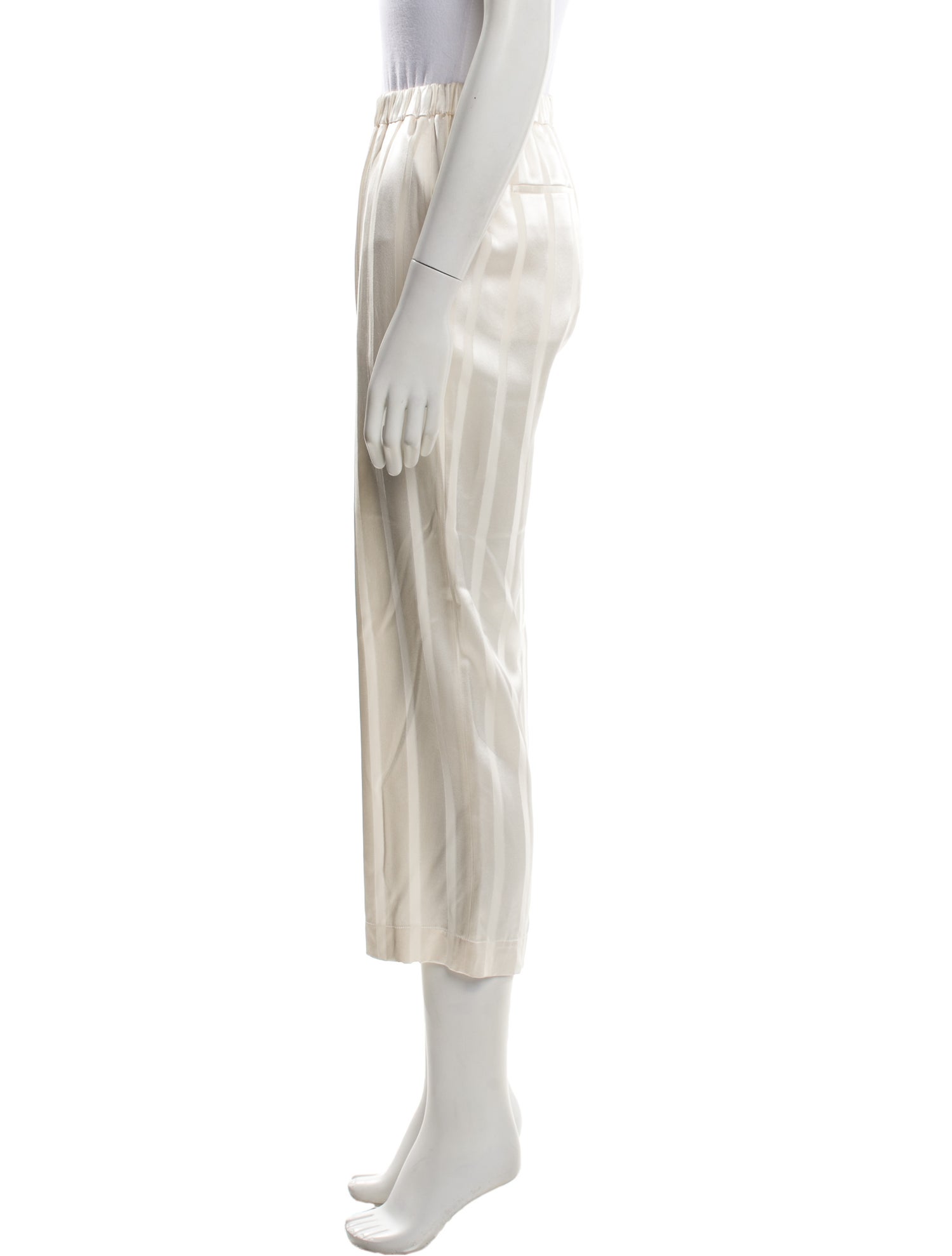 La Collection Silk Straight Leg Pants