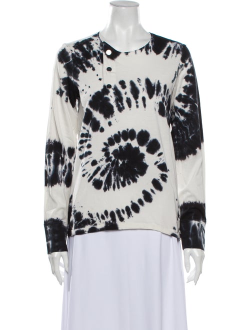 Laurence Bras Tie-Dye Print Crew Neck Sweatshirt B