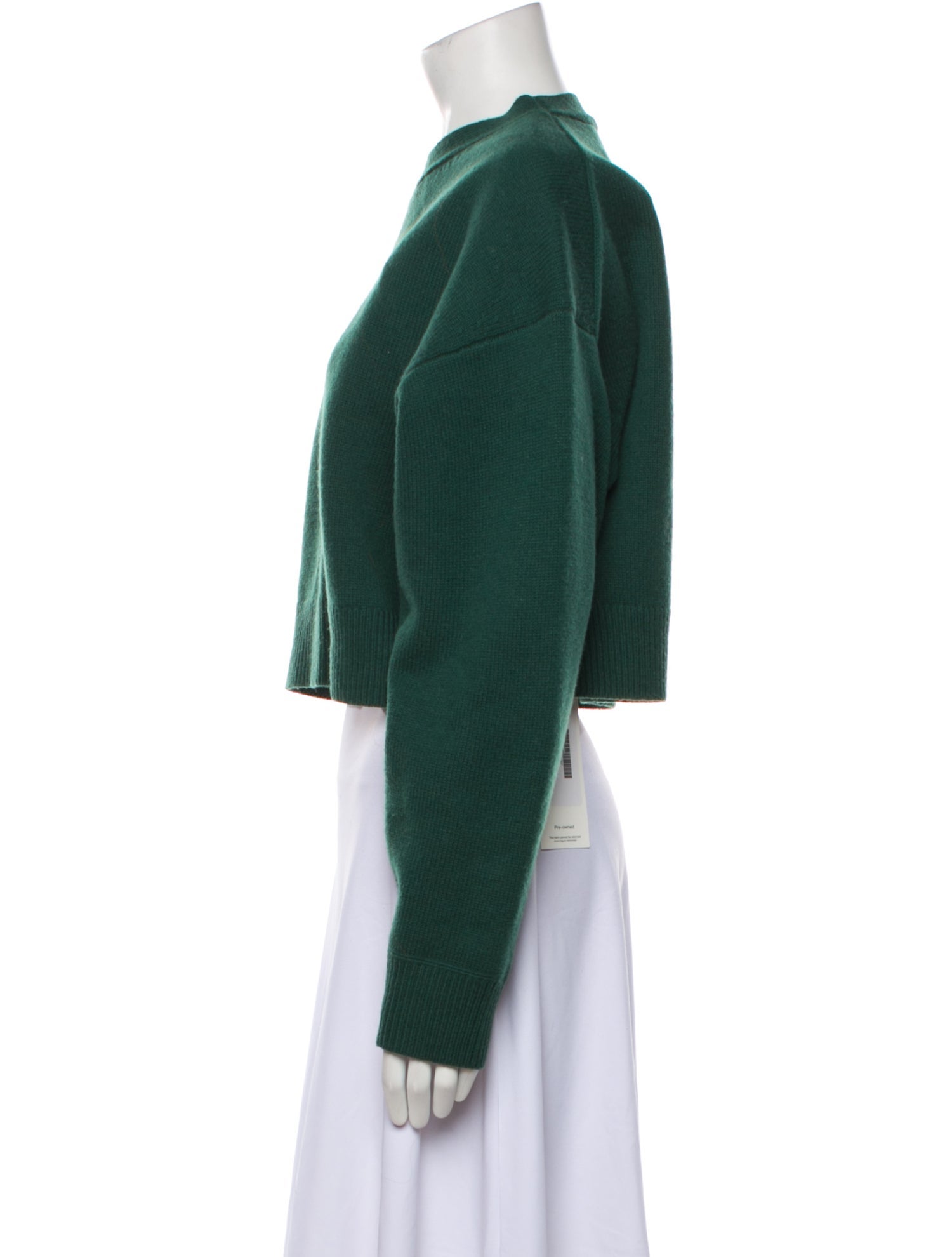 Laurence Bras Merino Wool Crew Neck Sweater