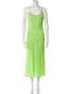 Laurence Bras Scoop Neck Midi Length Dress