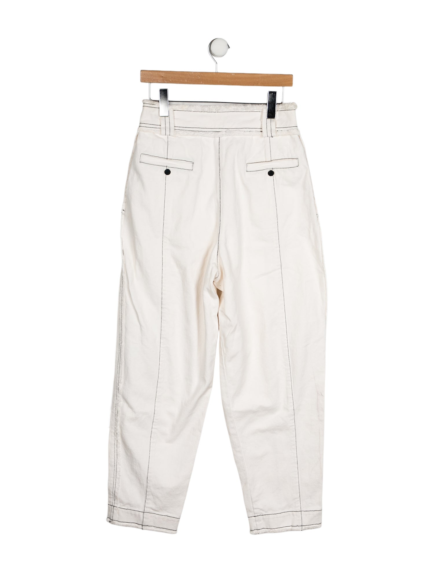 Laurence Bras High-Rise Straight Leg Jeans