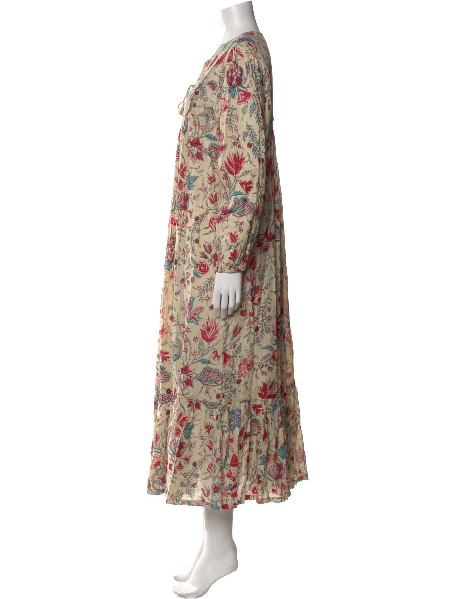 Laurence Bras Floral Print Long Dress