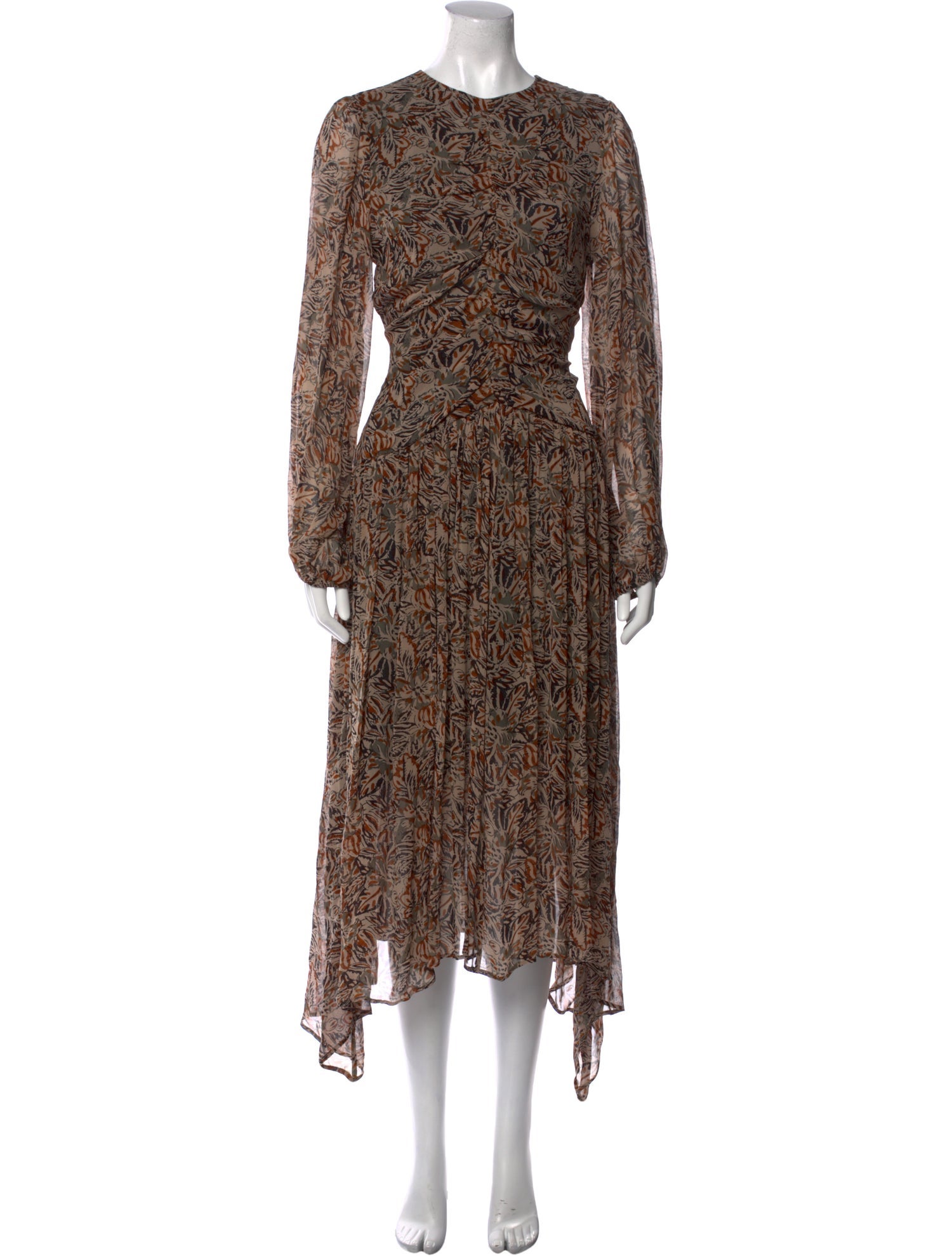 Laurence Bras Paisley Print Long Dress