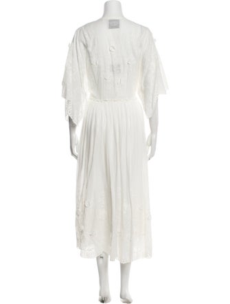 Laurence Bras V-Neck Long Dress