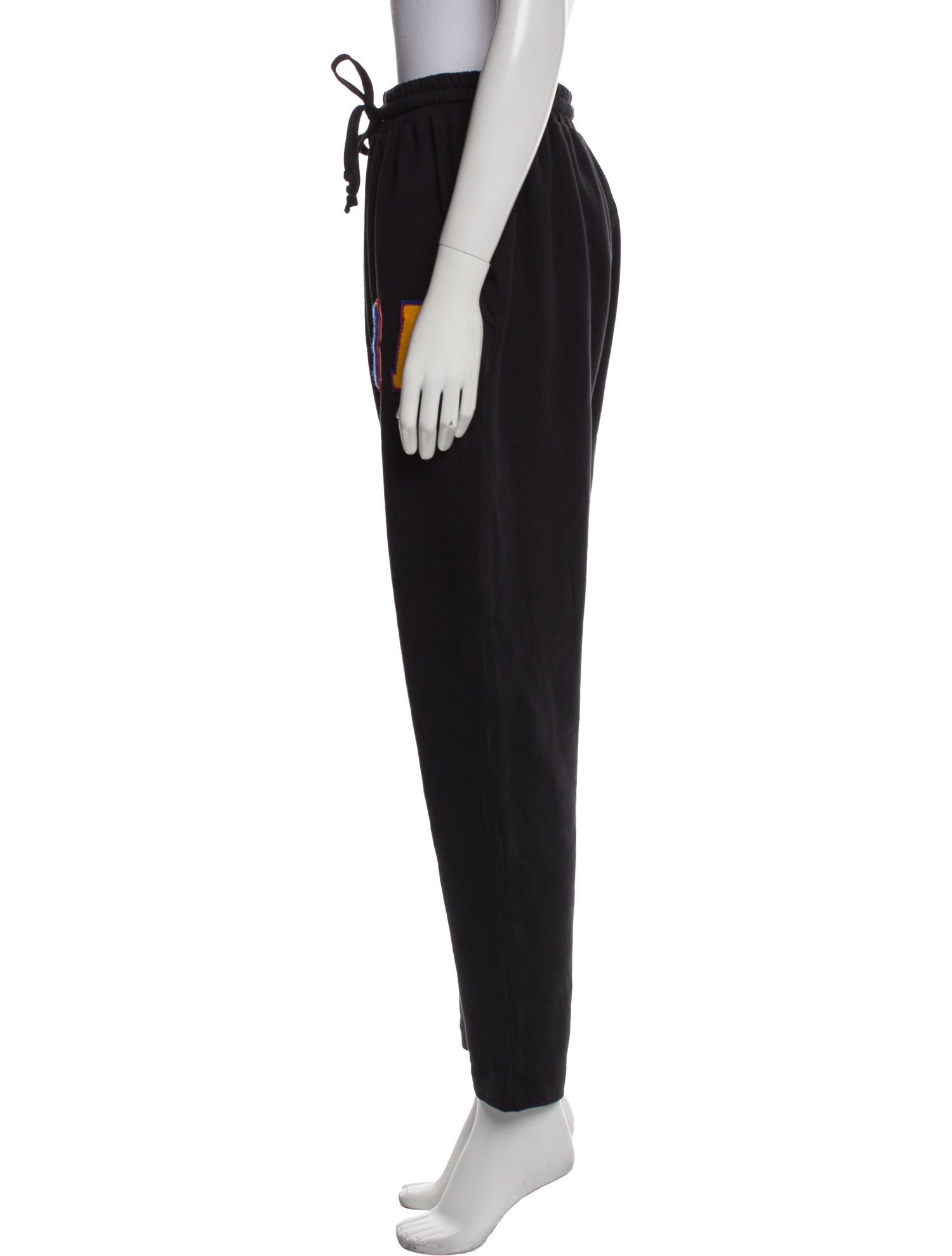 Laurence Bras Graphic Print Embroidered Accent Sweatpants w/ Tags