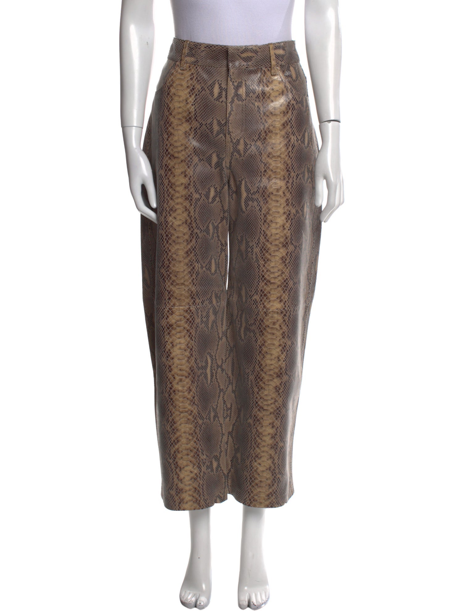 By Malene Birger Leather Wide Leg Pants