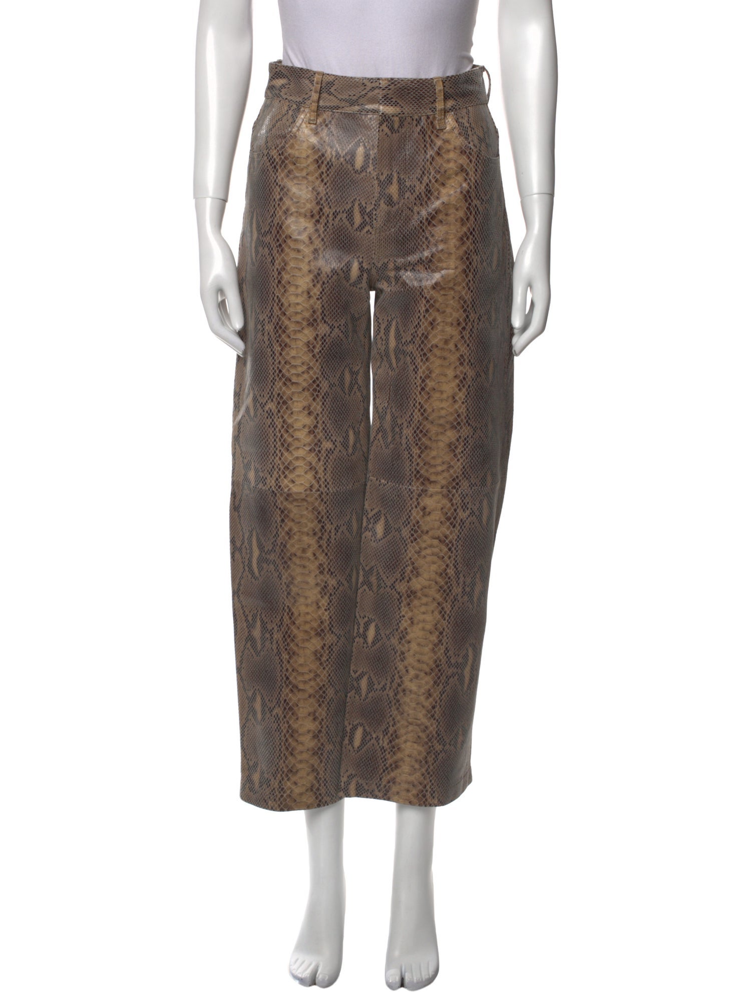 By Malene Birger Leather Straight Leg Pants