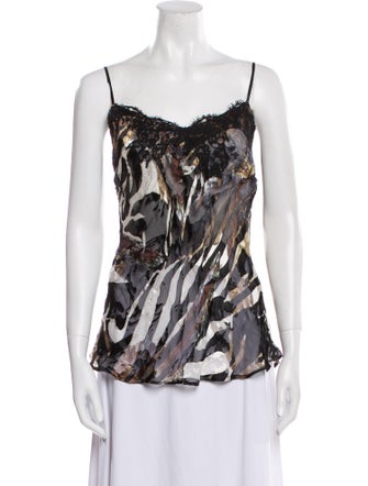 Lise Charmel Printed Square Neckline Top