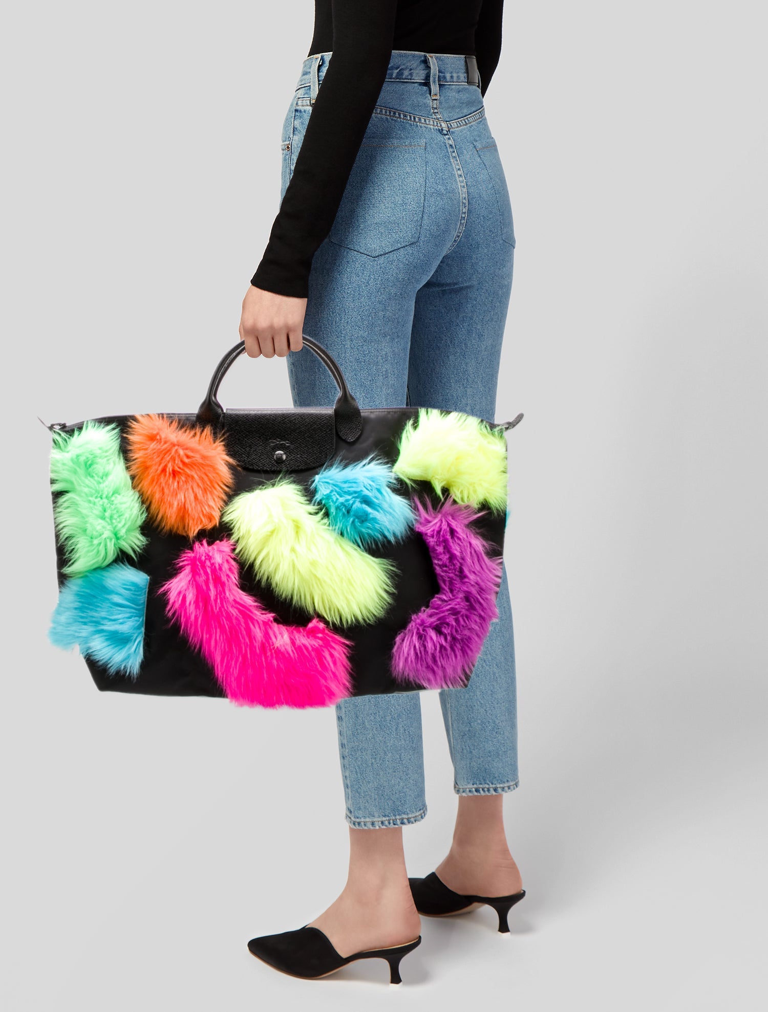 Longchamp x Jeremy Scott Nylon Weekender Bag