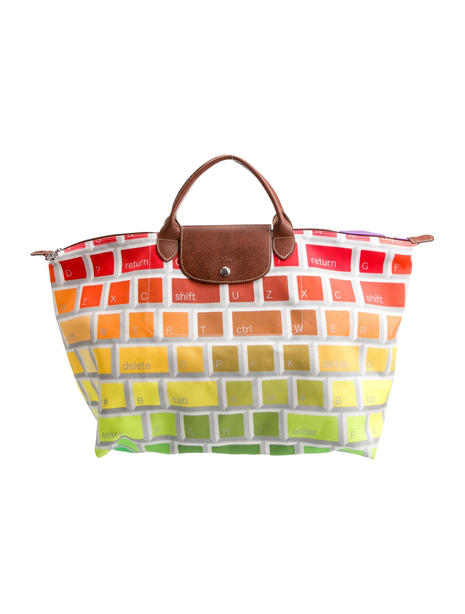 Longchamp x Jeremy Scott Nylon Weekender Bag