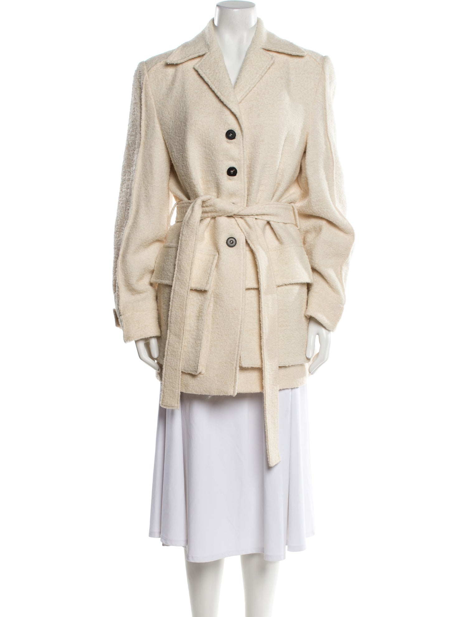 Low Classic Virgin Wool Trench Coat