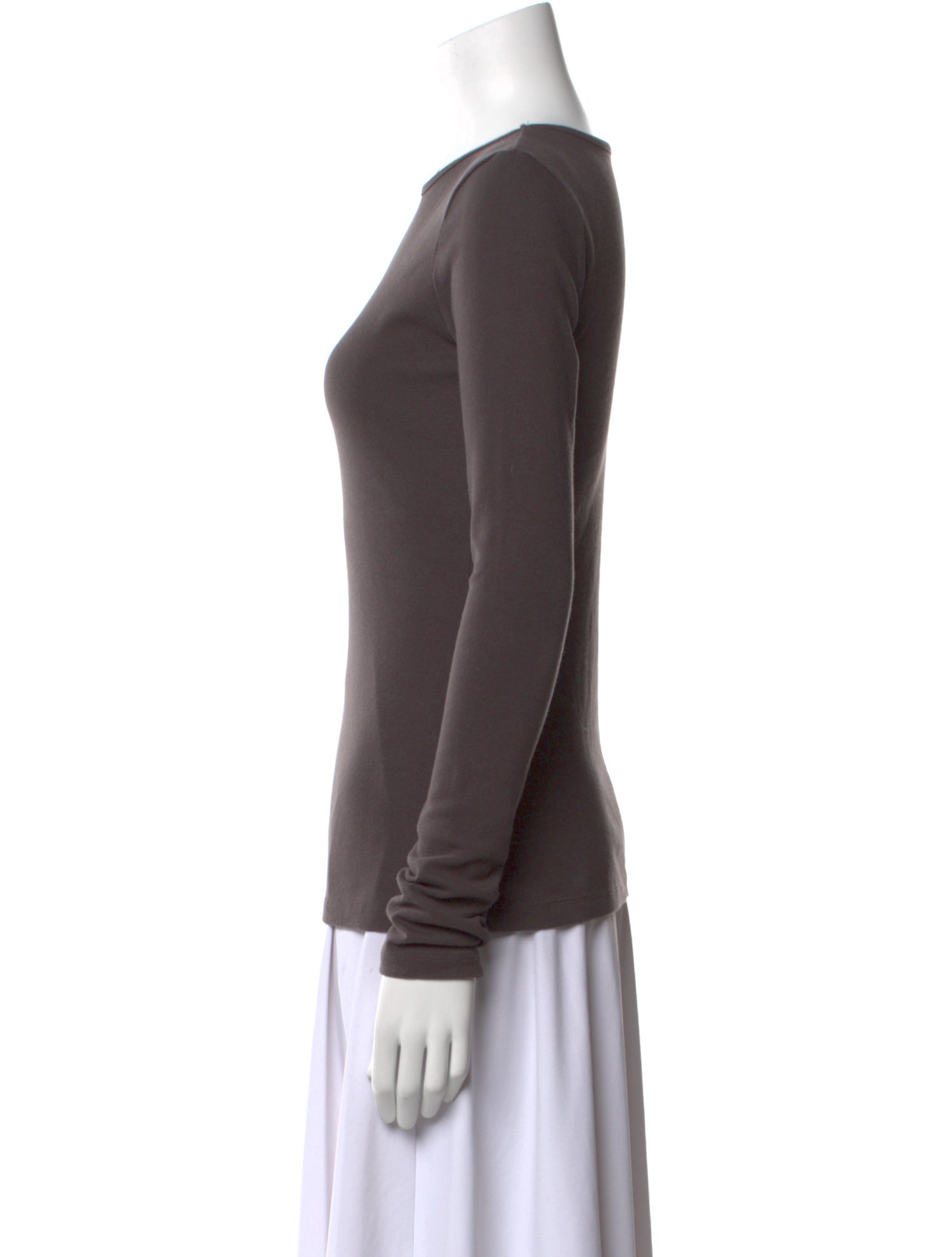 Low Classic Scoop Neck Long Sleeve Sweatshirt