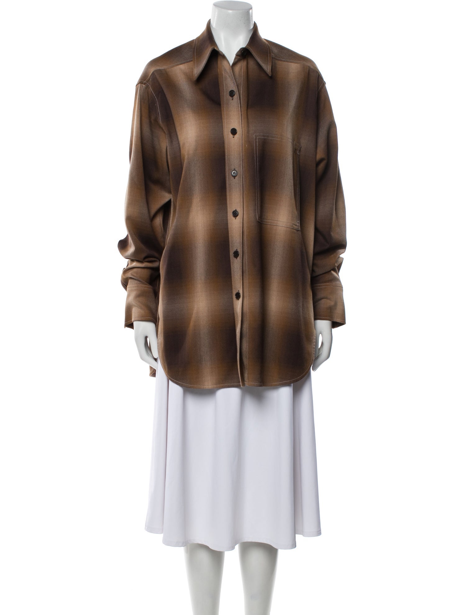 Low Classic Plaid Print Jacket