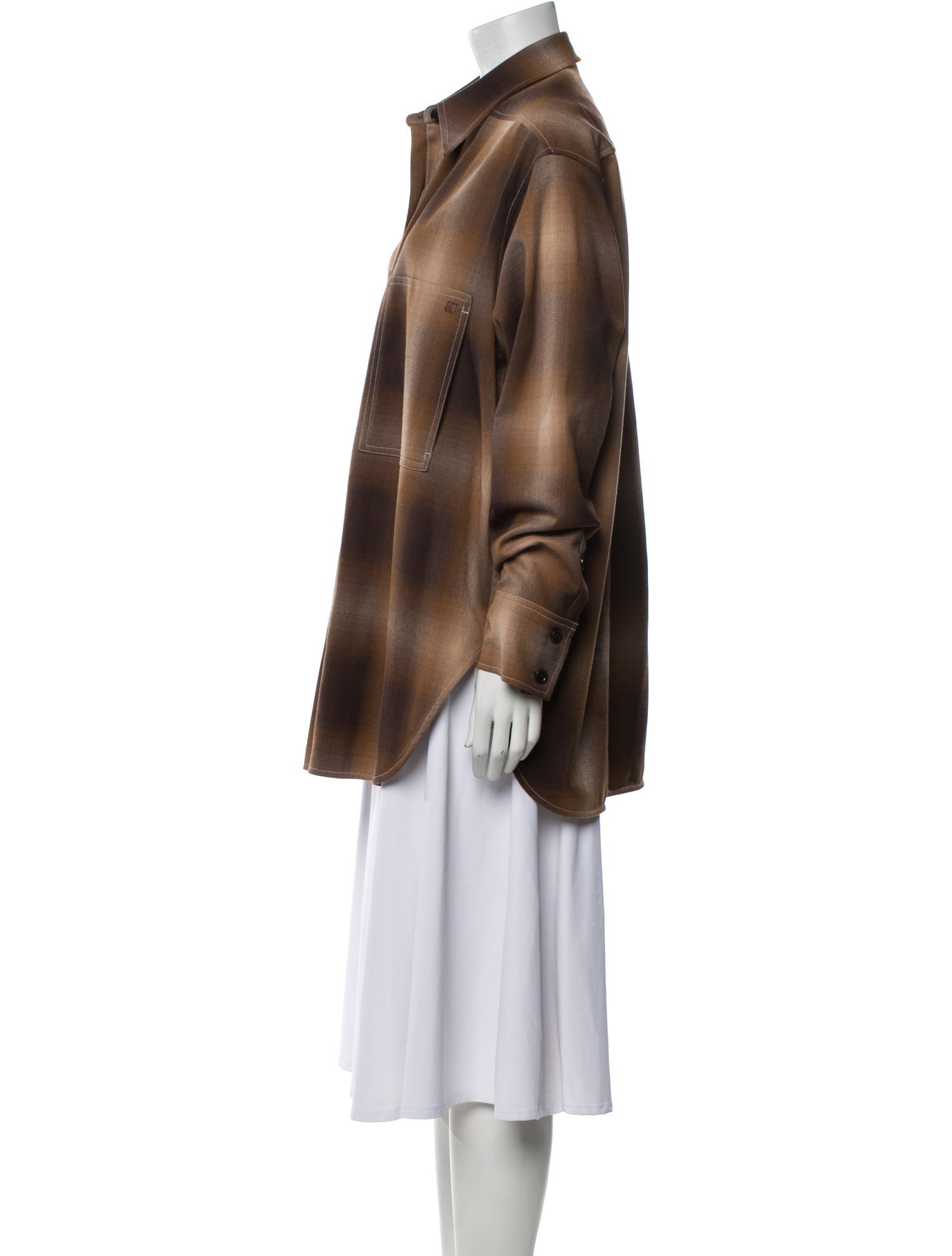 Low Classic Plaid Print Jacket