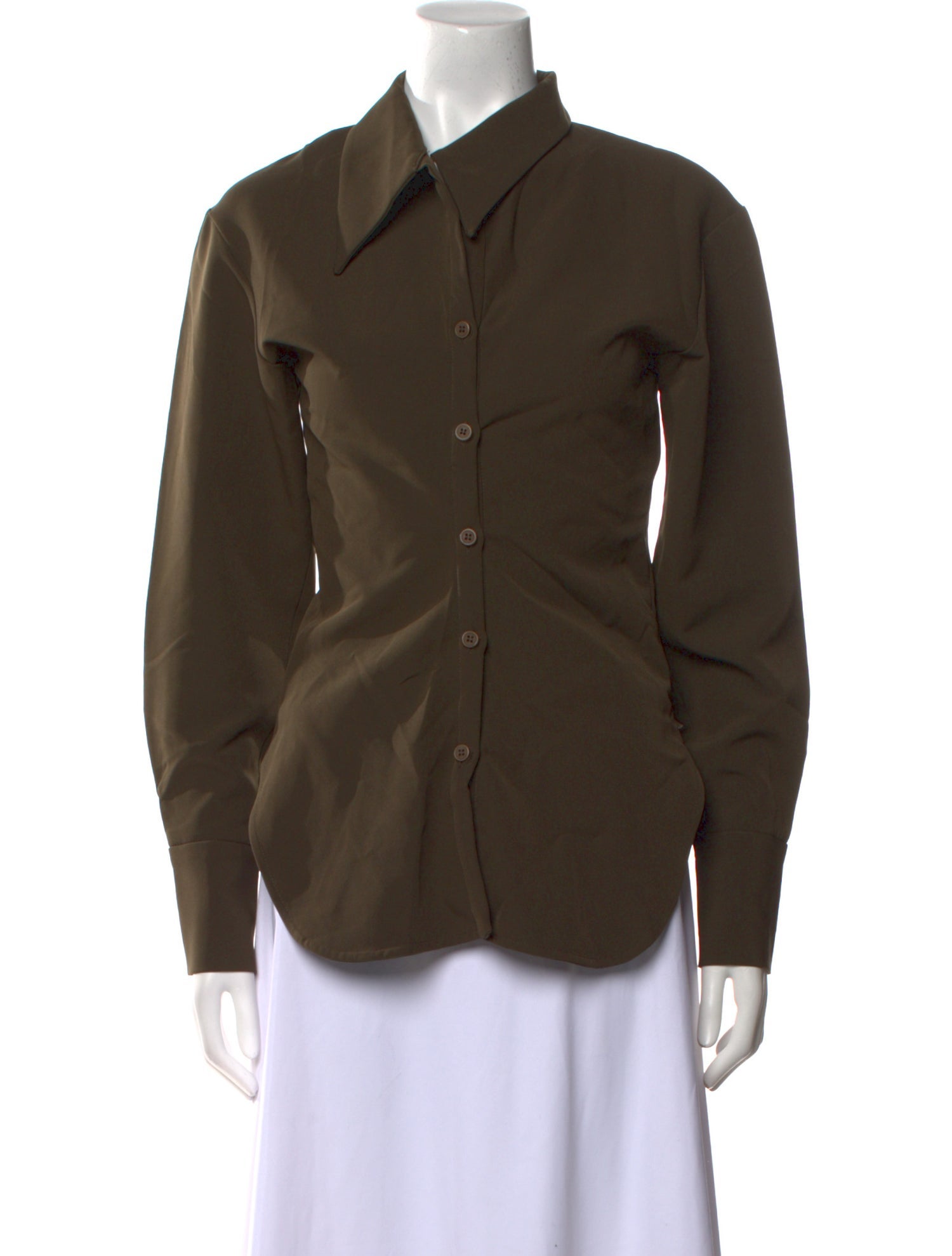 Low Classic Long Sleeve Button-Up Top w/ Tags