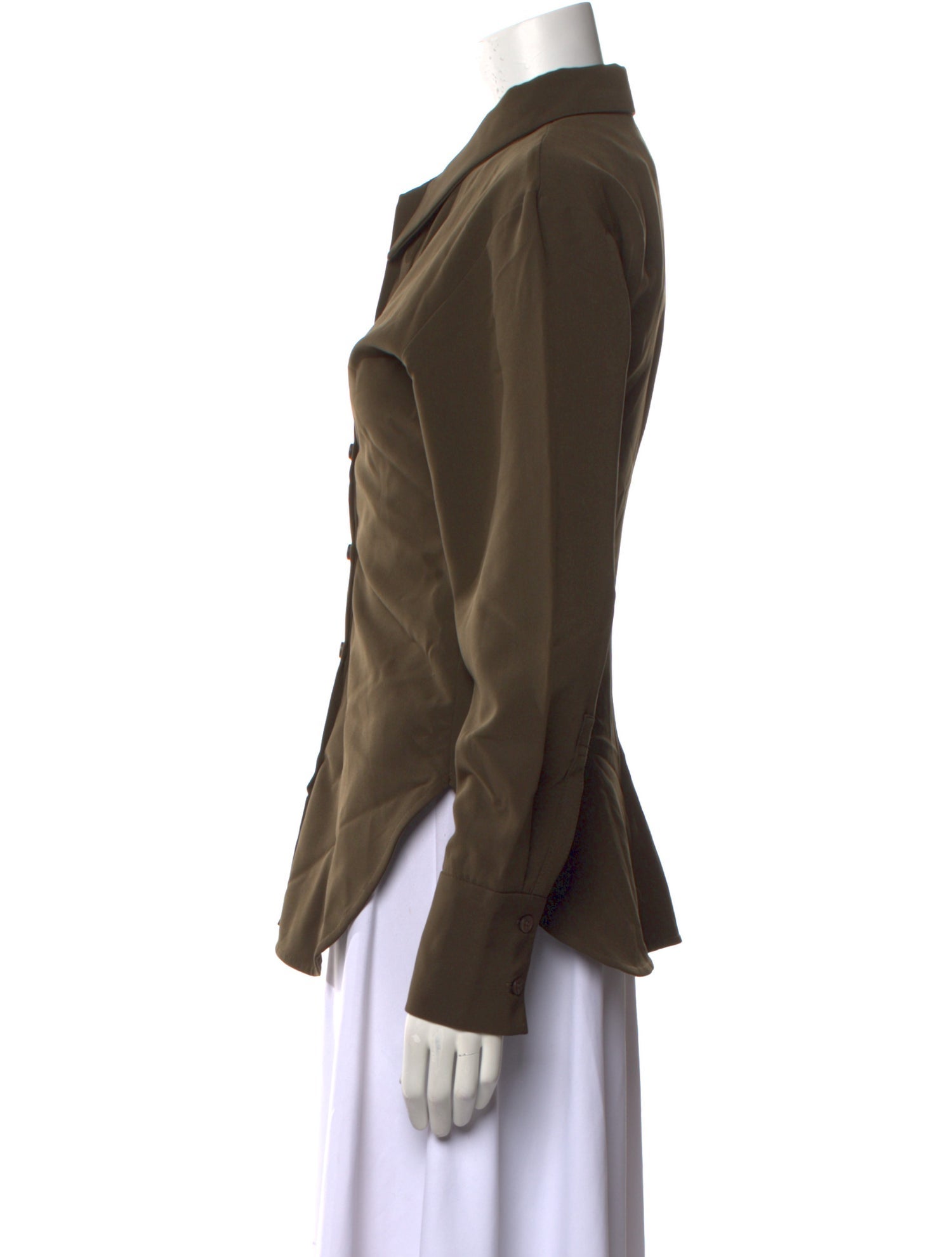 Low Classic Long Sleeve Button-Up Top w/ Tags