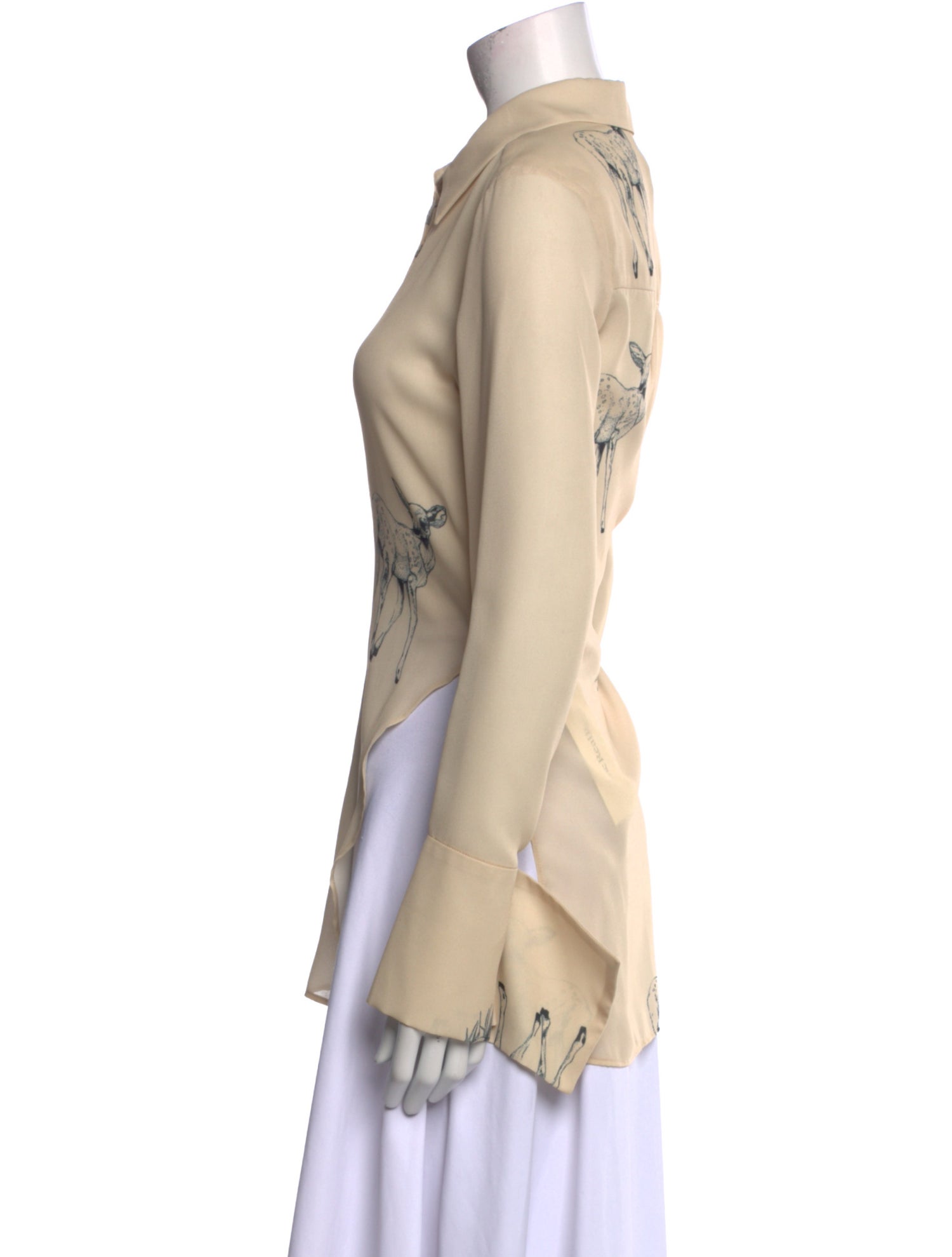 Low Classic Long Sleeve Button-Up Top w/ Tags