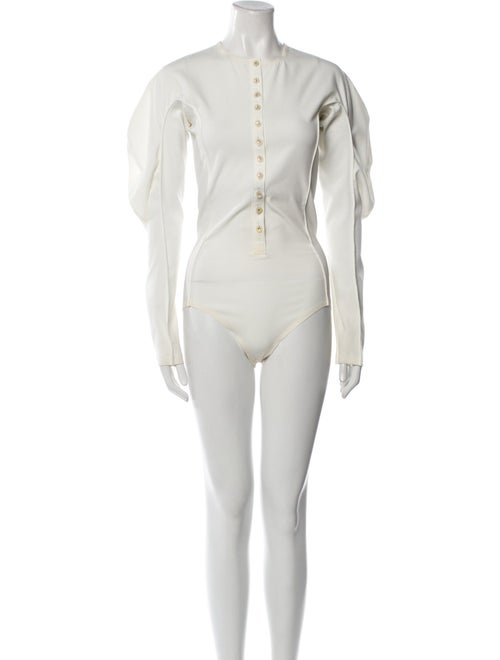 Low Classic V-Neck Short Sleeve Bodysuit