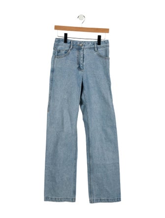 Low Classic Mid-Rise Wide Leg Jeans