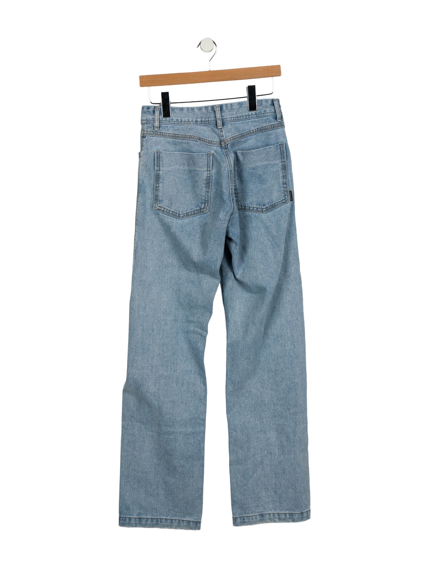 Low Classic Mid-Rise Wide Leg Jeans
