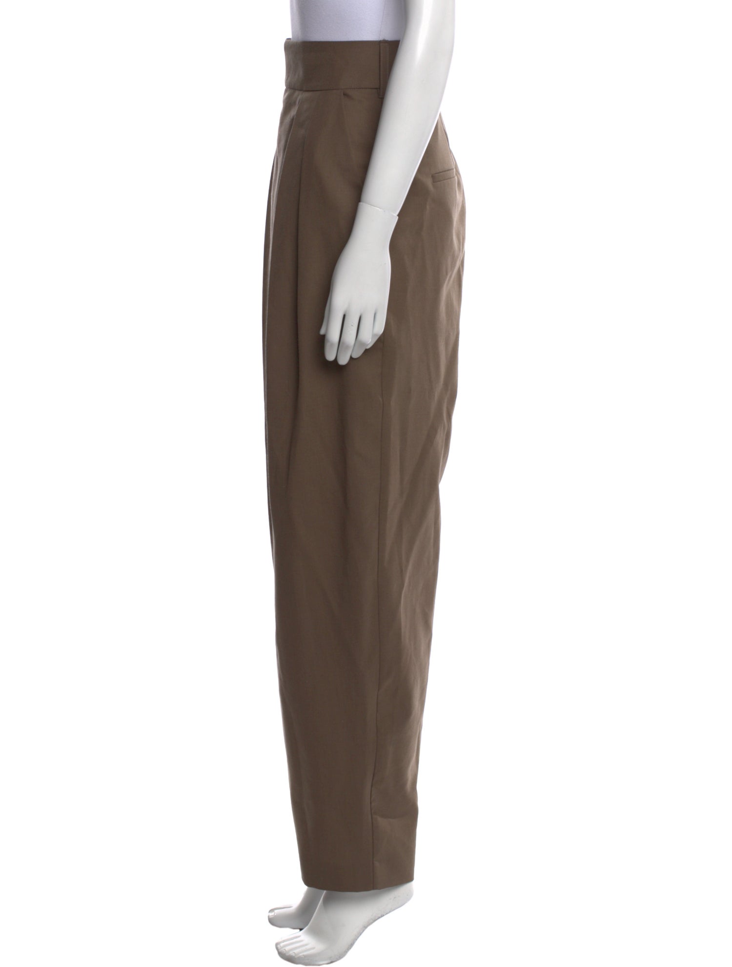 Low Classic Wool Straight Leg Pants