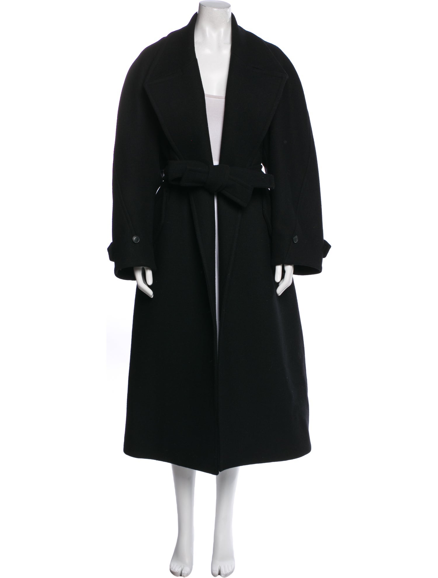 Low Classic Wool Trench Coat