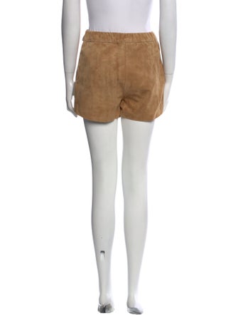 L. Cuppini Leather Mini Shorts