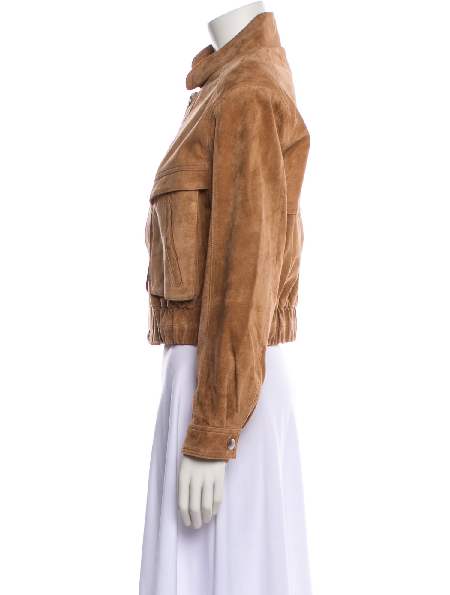 L. Cuppini Leather Bomber Jacket w/ Tags