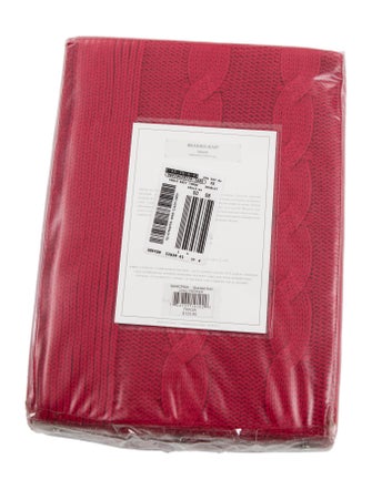 Lacoste Cable Knit Throw Blanket