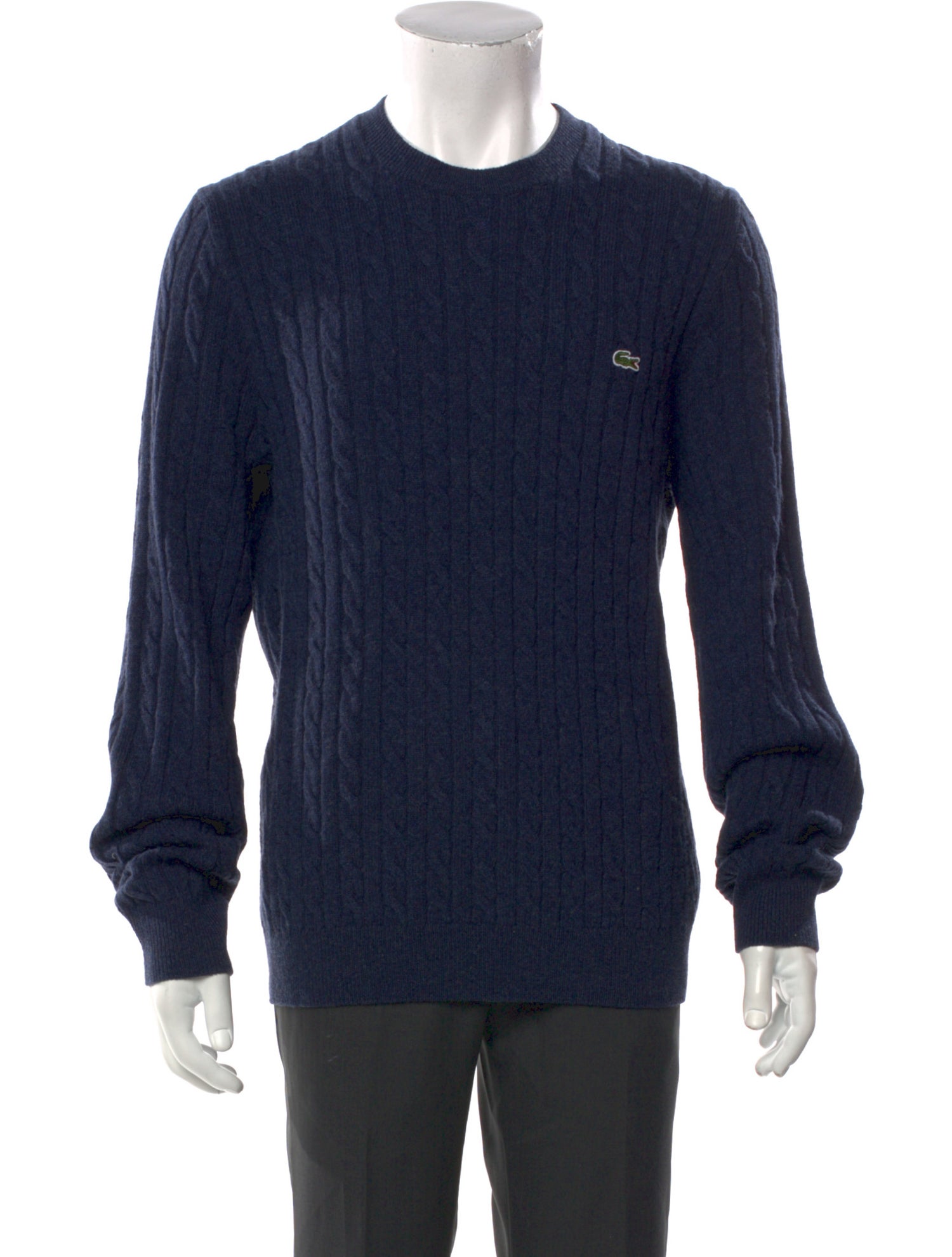 Lacoste Merino Wool Crew Neck Pullover