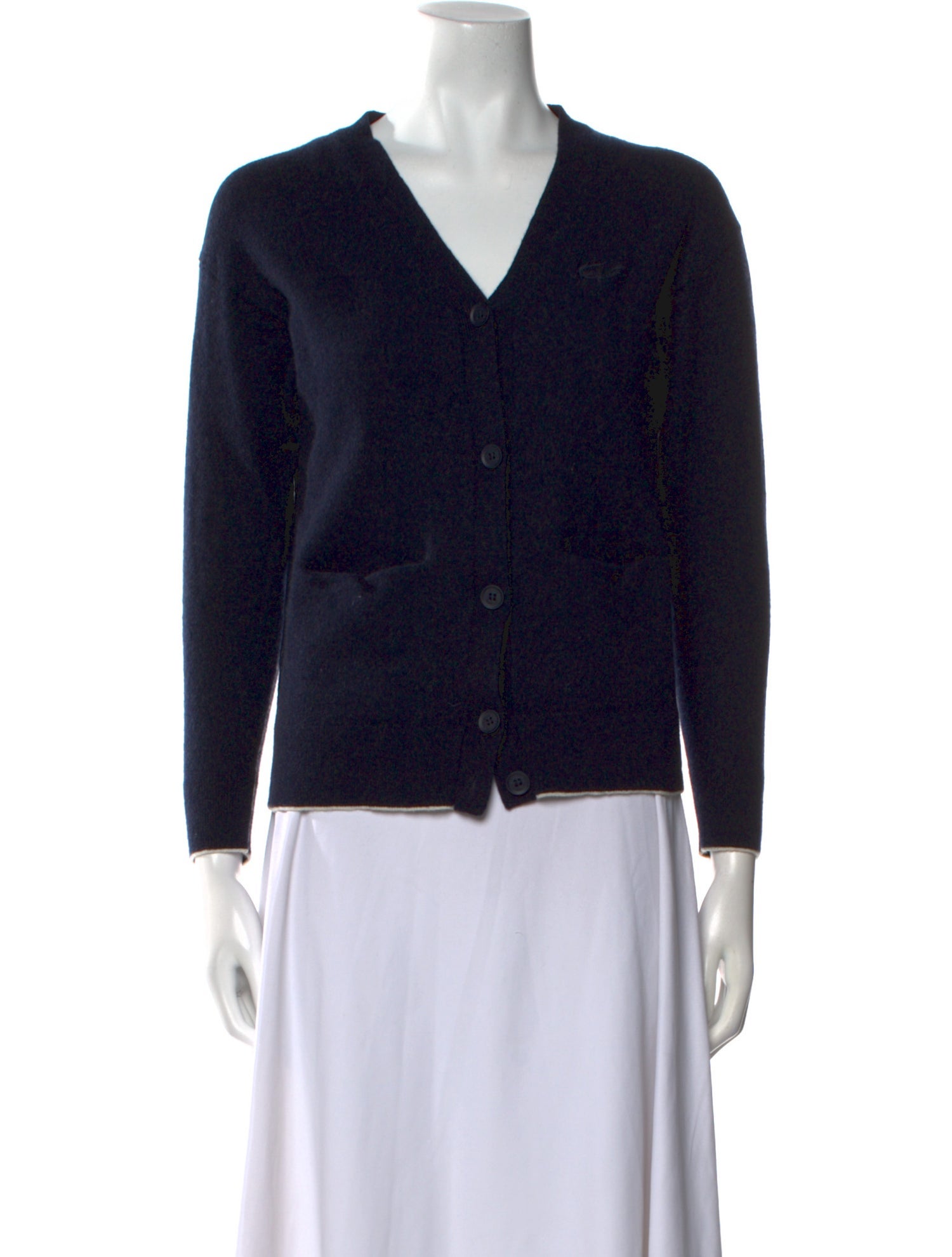 Lacoste Wool V-Neck Sweater