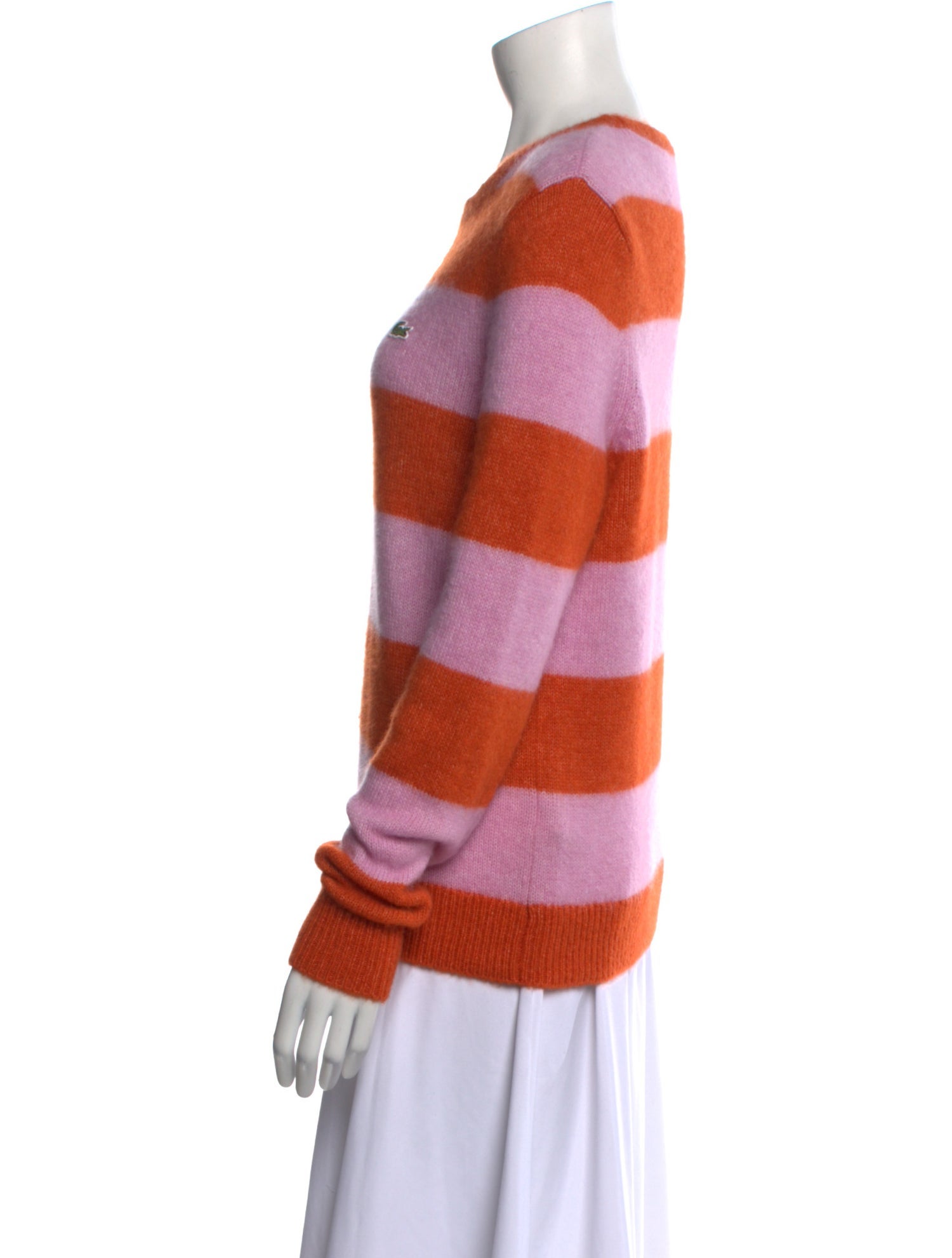 Lacoste Striped Crew Neck Sweater