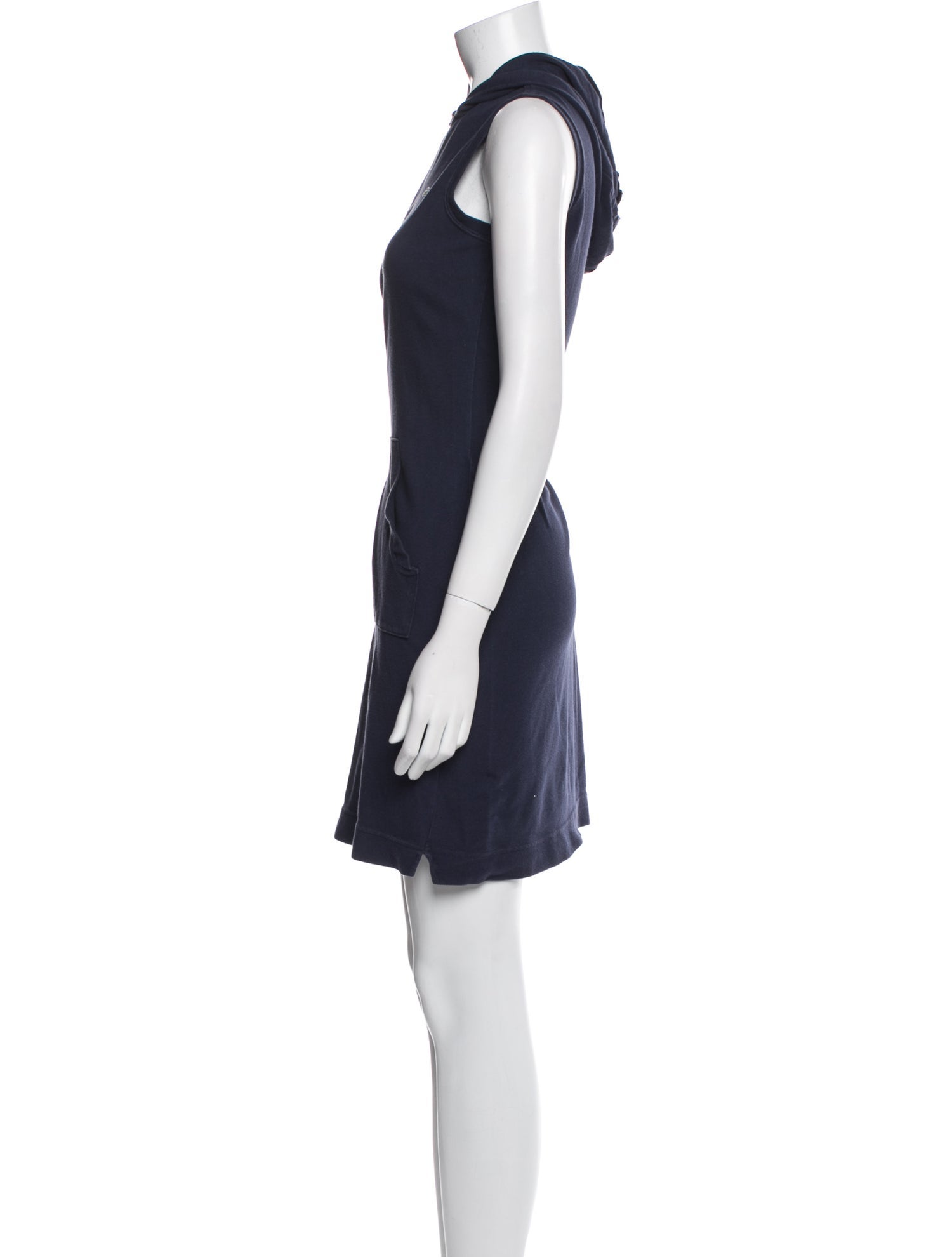 Lacoste Mock Neck Midi Length Dress