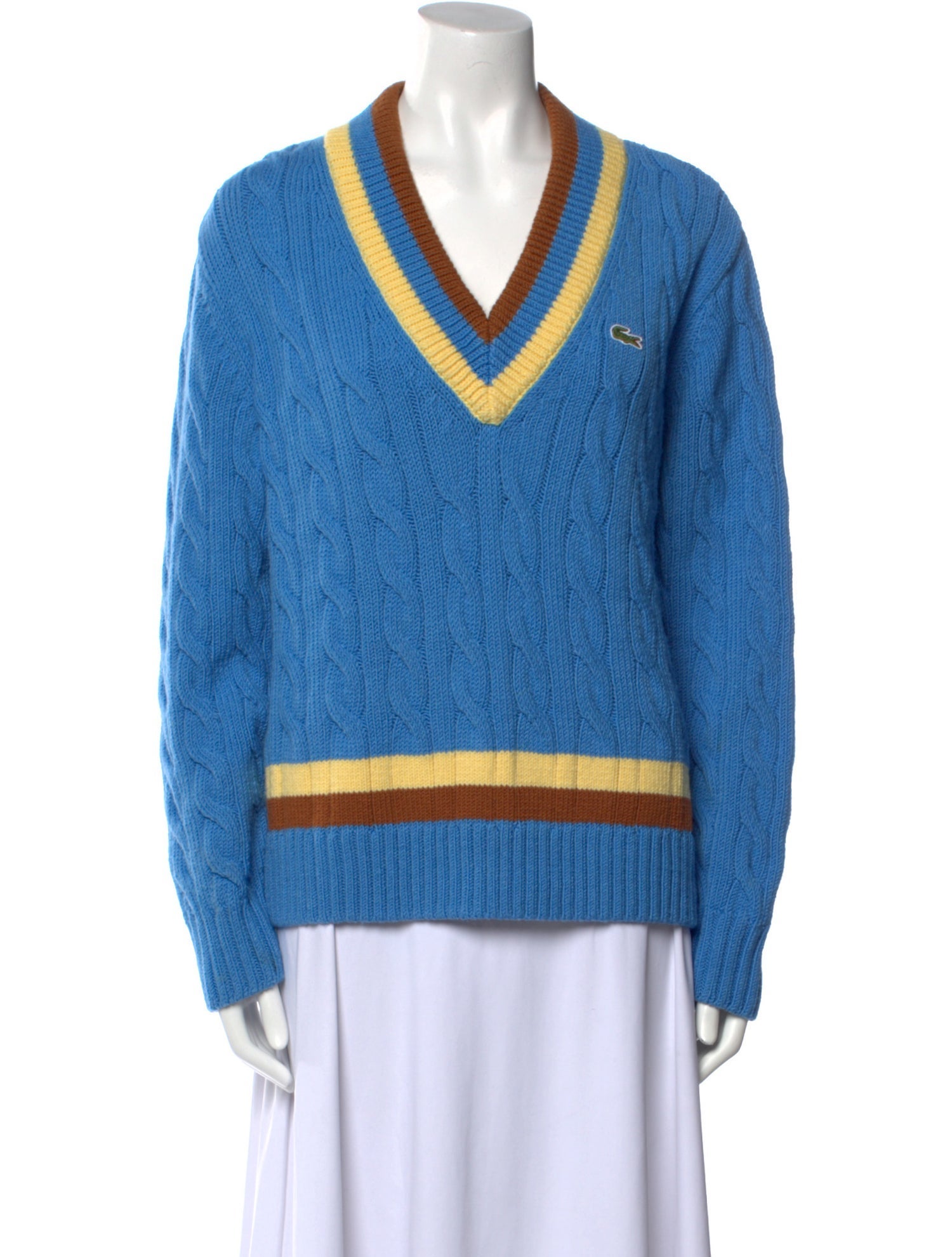 Lacoste Wool Graphic Print Sweater