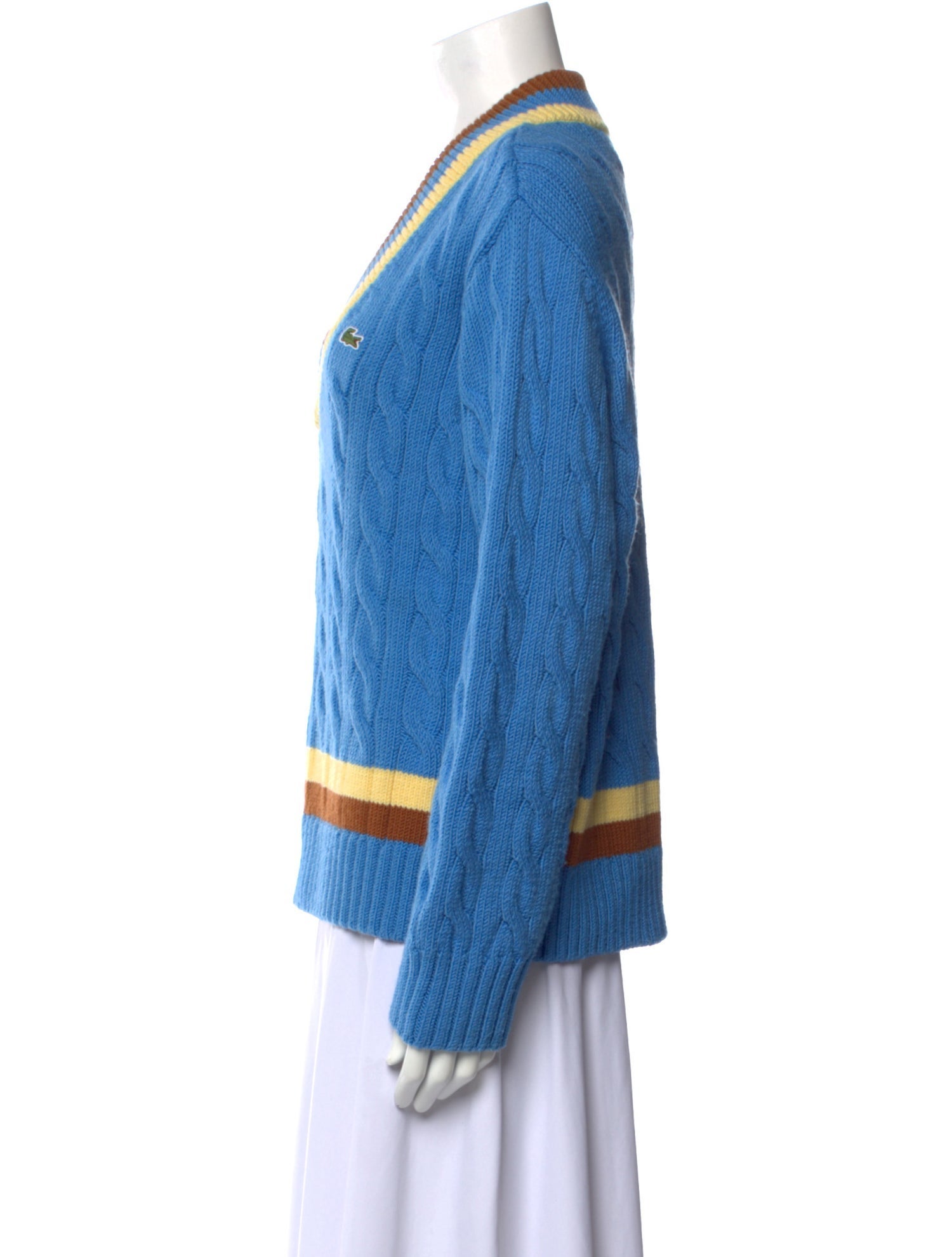 Lacoste Wool Graphic Print Sweater