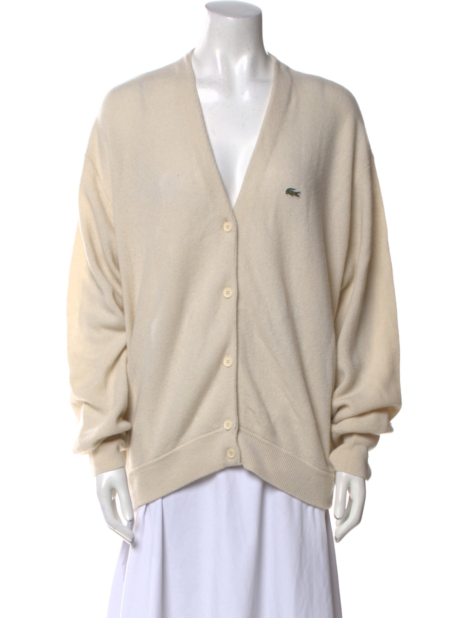 Lacoste Cashmere V-Neck Sweater w/ Tags