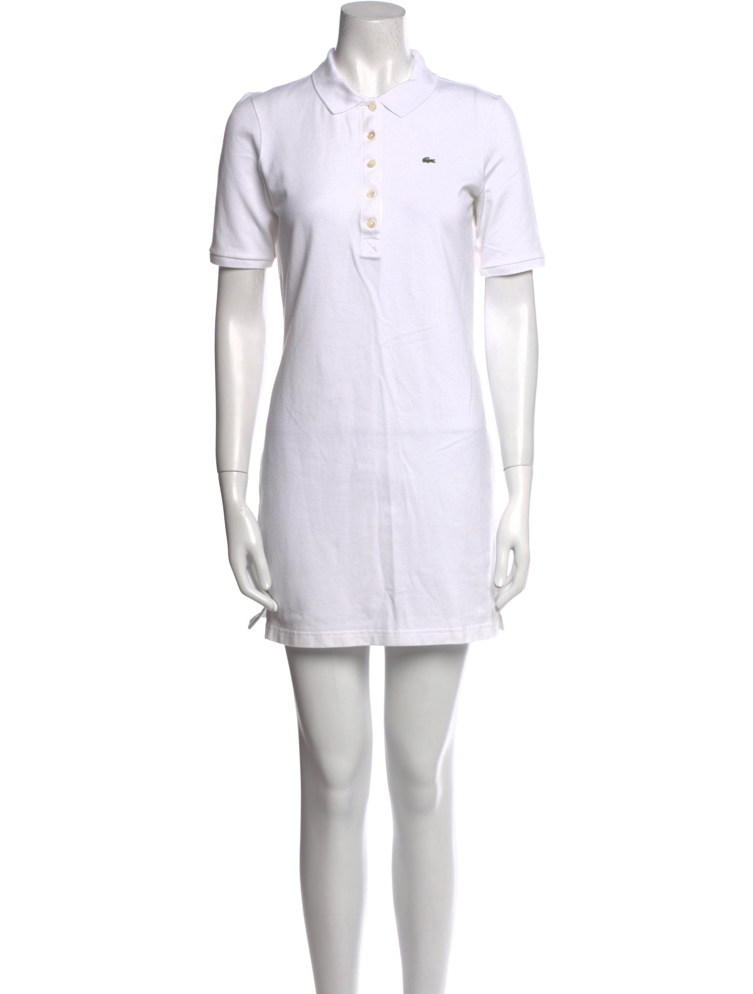 Lacoste Mock Neck Mini Dress