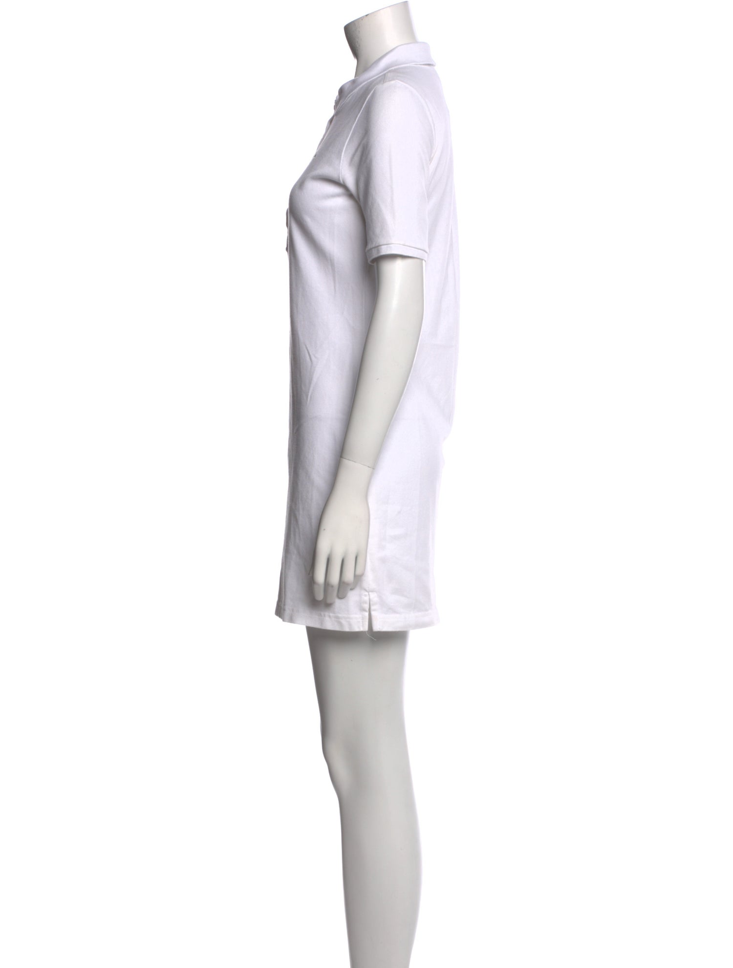 Lacoste Mock Neck Mini Dress