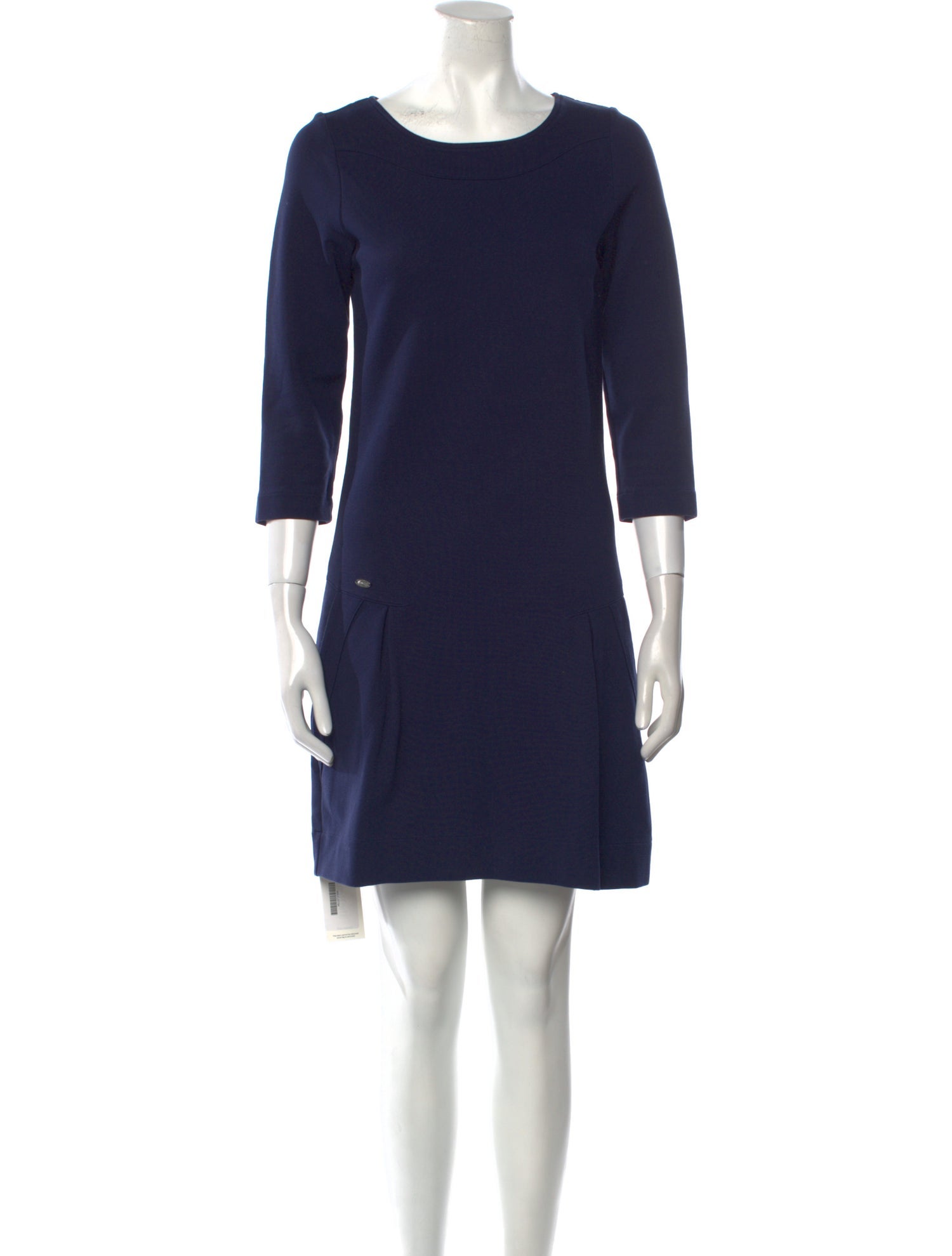 Lacoste Scoop Neck Mini Dress