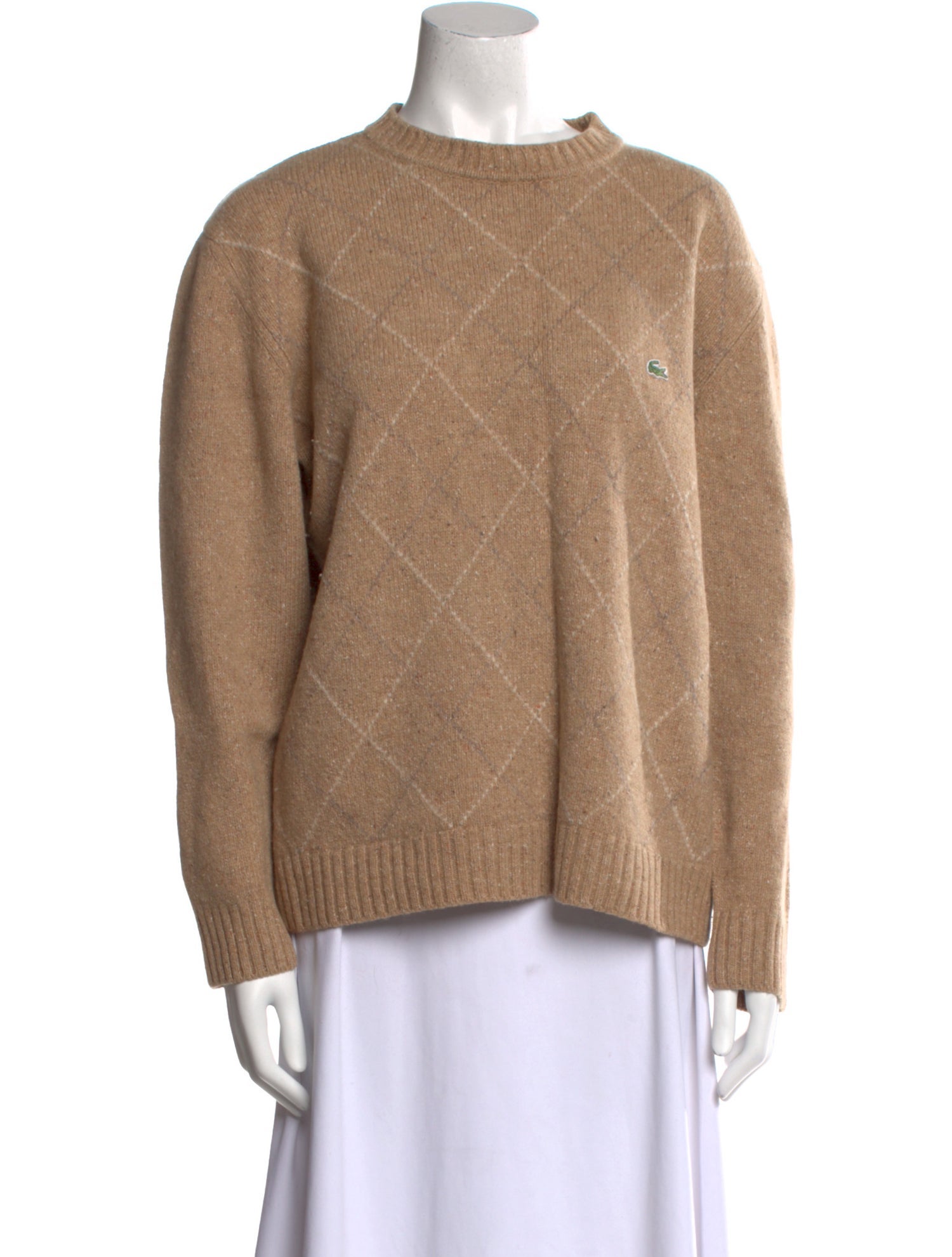 Lacoste Wool Mock Neck Sweater