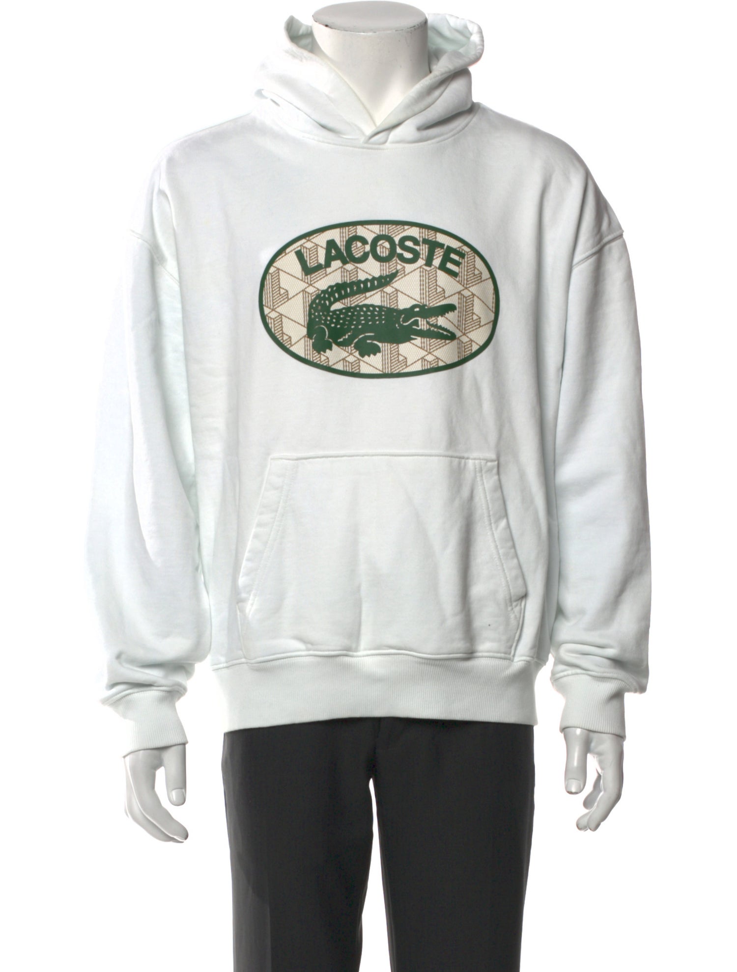 Lacoste Graphic Print Turtleneck Pullover