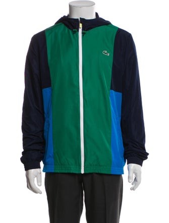Lacoste Colorblock Pattern Windbreaker