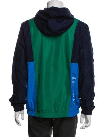 Lacoste Colorblock Pattern Windbreaker