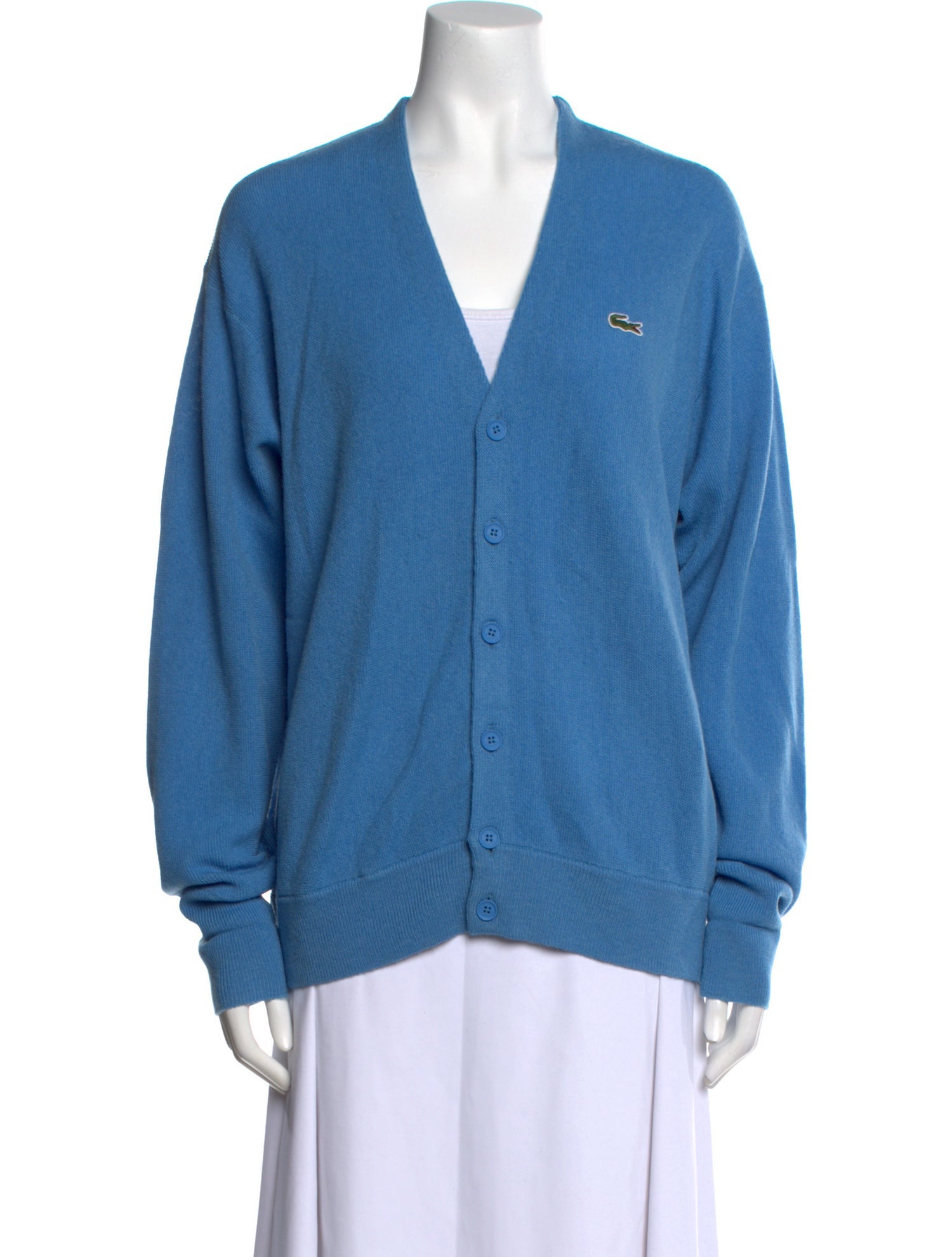 Lacoste Wool V-Neck Sweater